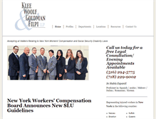 Tablet Screenshot of kleewoolflaw.com